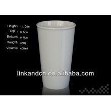 high quality ceramic double walled mug with lid